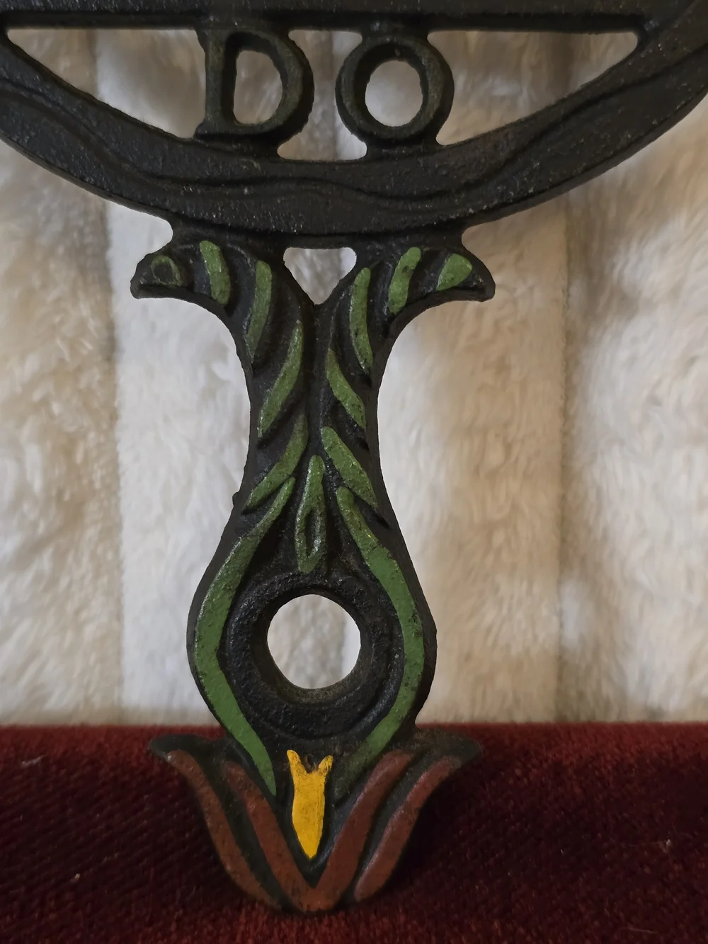 Vintage Wilton Cast Iron Trivet 